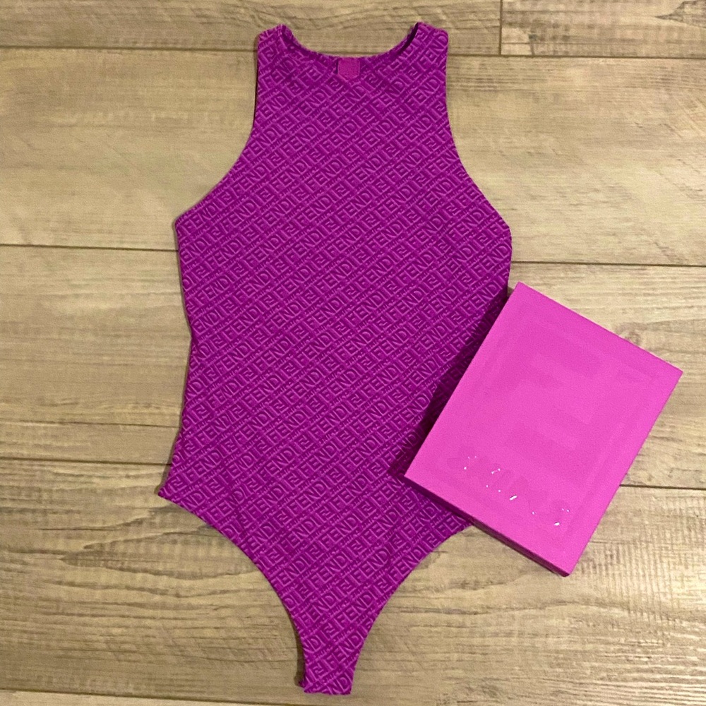 FENDI X SKIMS Colorado HIGH NECK BODYSUIT Medium BRAND NEW UNOPENED BOX